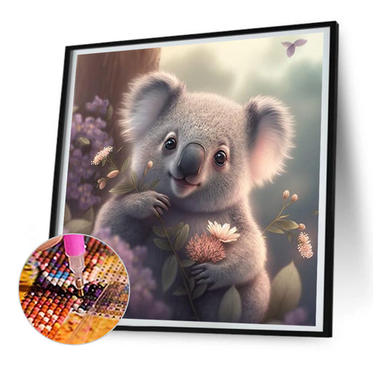 Koala - Full Round Drill Diamond Painting 30*30CM