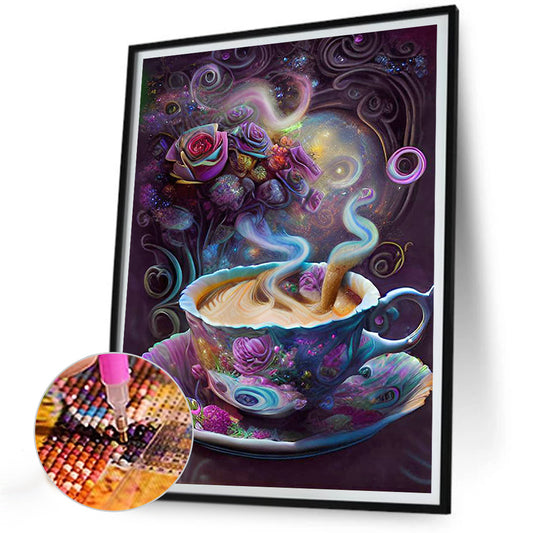 Galaxy Coffee - Full Round Drill Diamond Painting 30*40CM