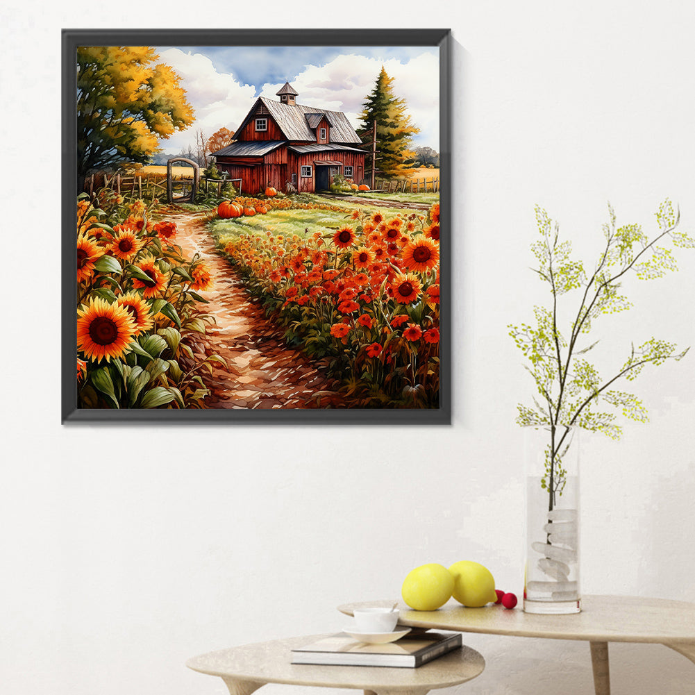 Harvest Farm - Full Round Drill Diamond Painting 30*30CM