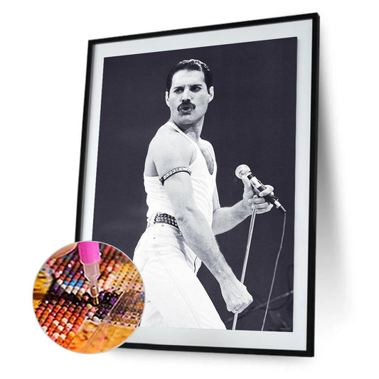 Singer - Full Round Drill Diamond Painting 30*40CM