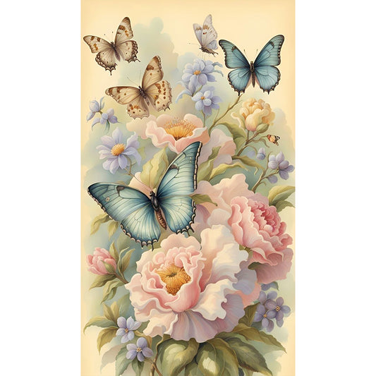 Place Of Pansies - Full Round Drill Diamond Painting 40*70CM