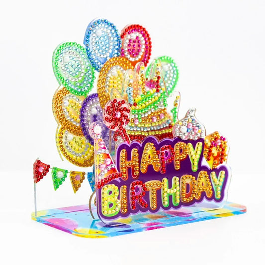 Acrylic Diamond Painting Desktop Decor for Office Desktop Decor (Balloon Party)