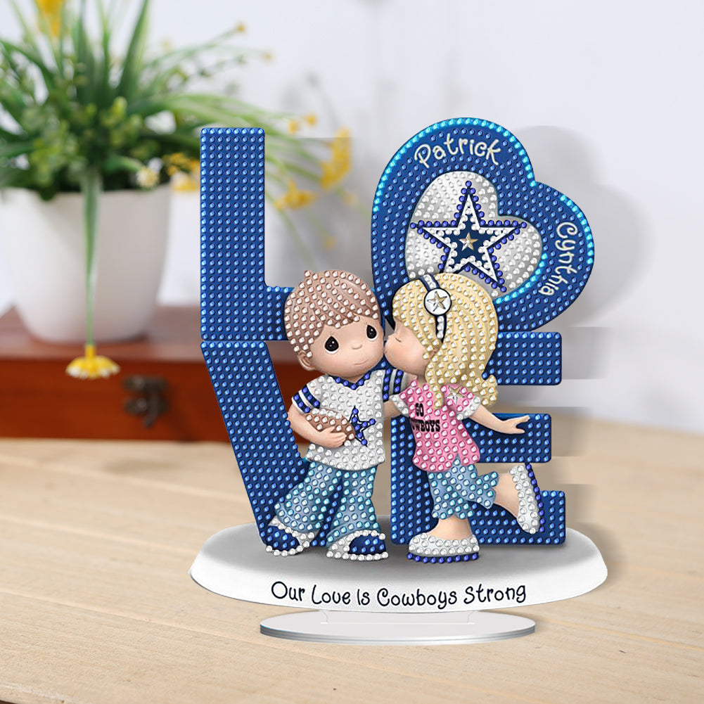 Warm Family Diamond Painting Desktop Ornaments Kit for Office Desktop Decor (#1)