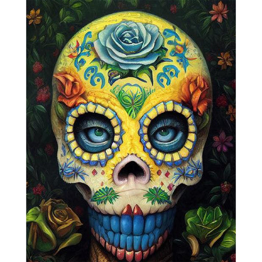 Undead Skeleton - Full AB Round Drill Diamond Painting 40*50CM