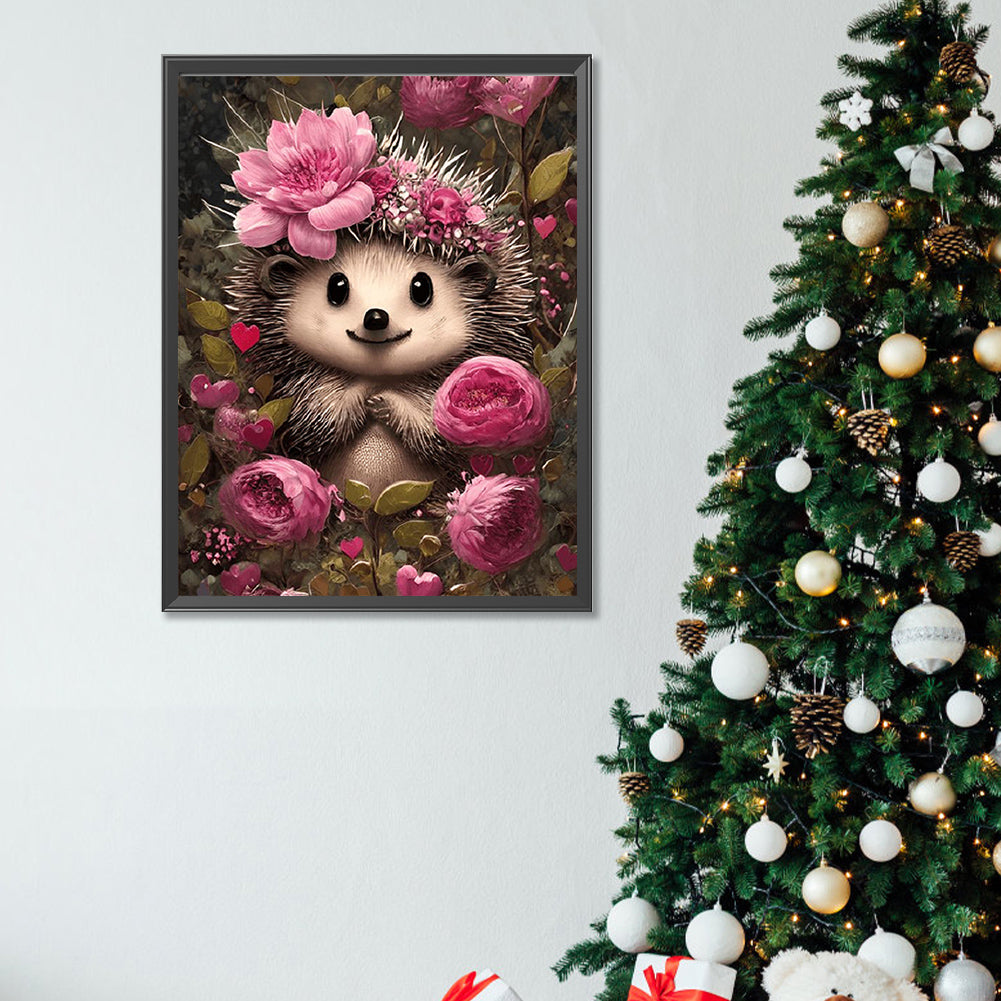 Hedgehog - Full Square Drill Diamond Painting 30*40CM