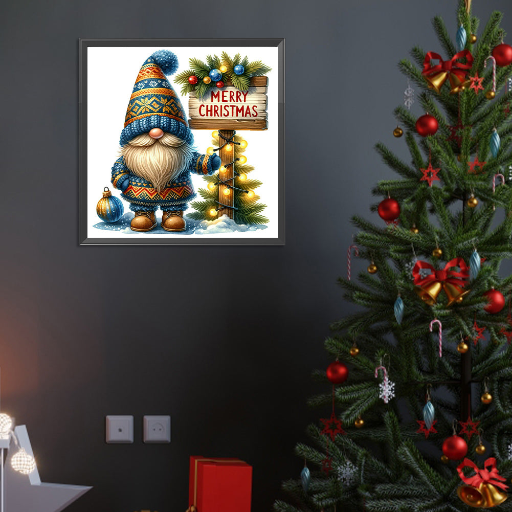 Decorative Gnome - Full Round Drill Diamond Painting 40*40CM