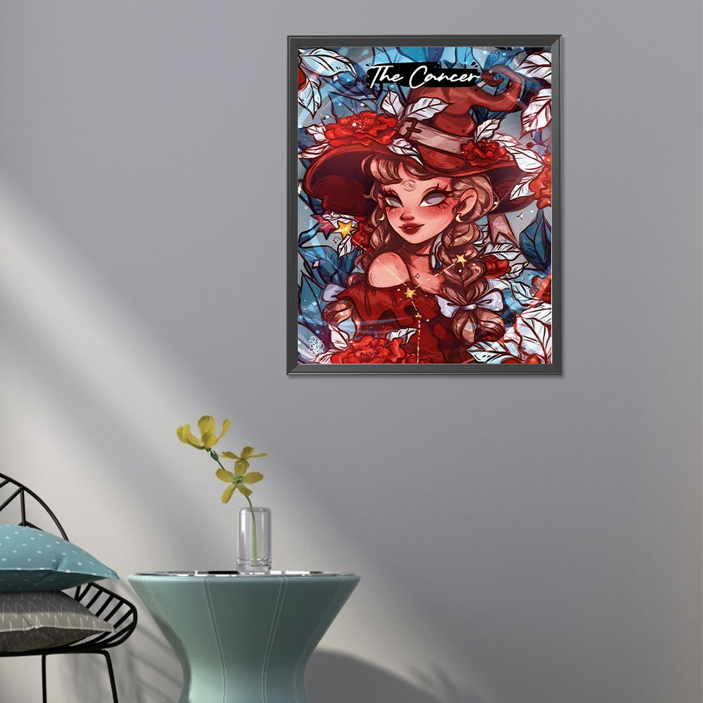 Magic Girl - Full Round Drill Diamond Painting 40*50CM