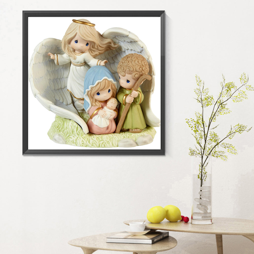 Precious Moments Doll Jesus - Full Round Drill Diamond Painting 30*30CM