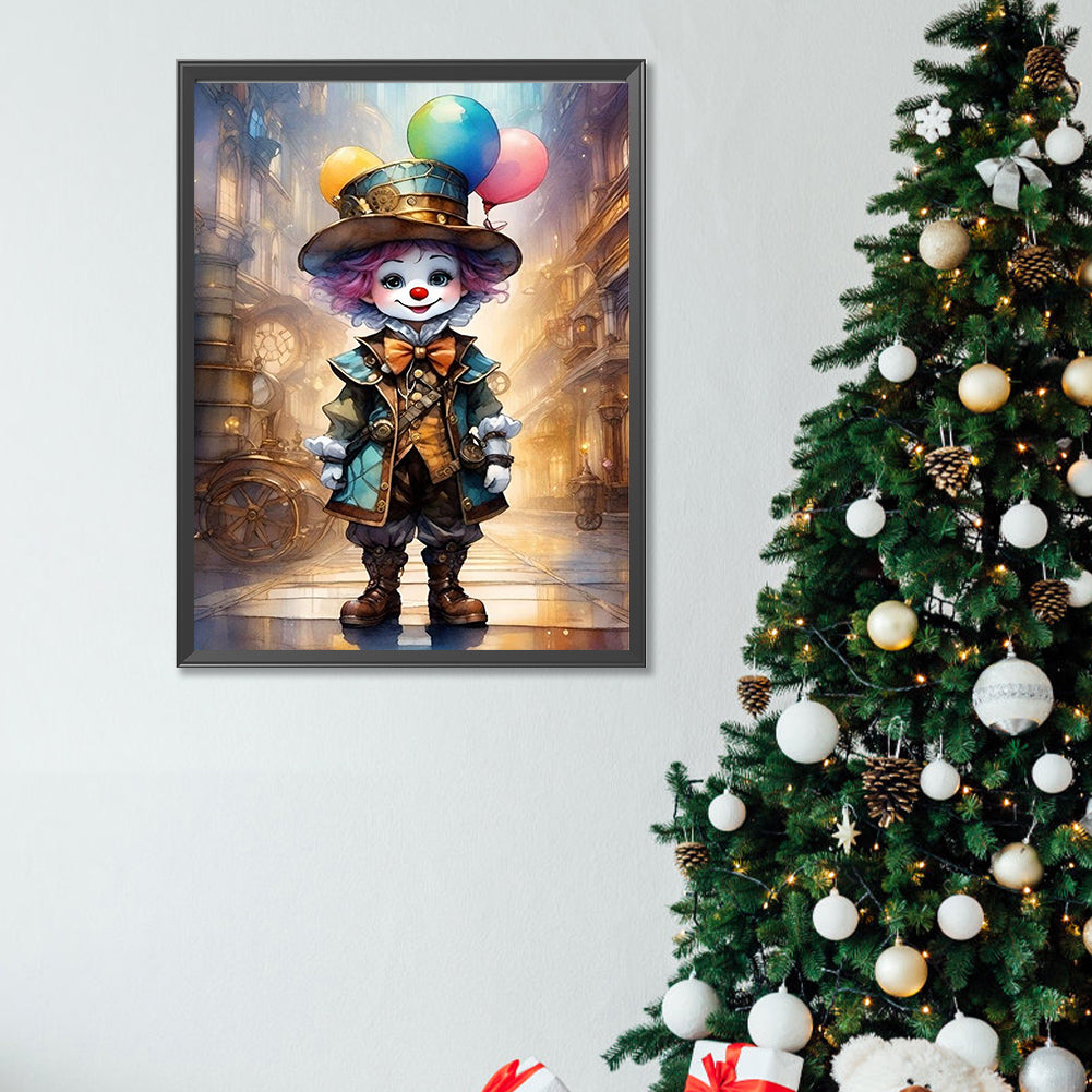 Clown - Full Square Drill Diamond Painting 30*40CM