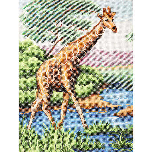 Giraffe - 11CT Stamped Cross Stitch 50*65CM