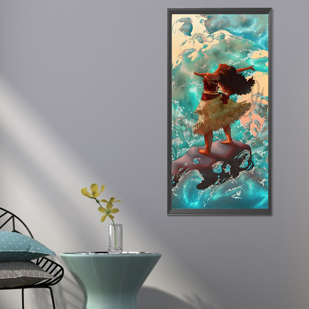 Moana - Full Round Drill Diamond Painting 30*70CM