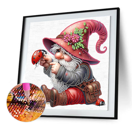 Easter Garden Gnome - Special Shaped Drill Diamond Painting 30*30CM