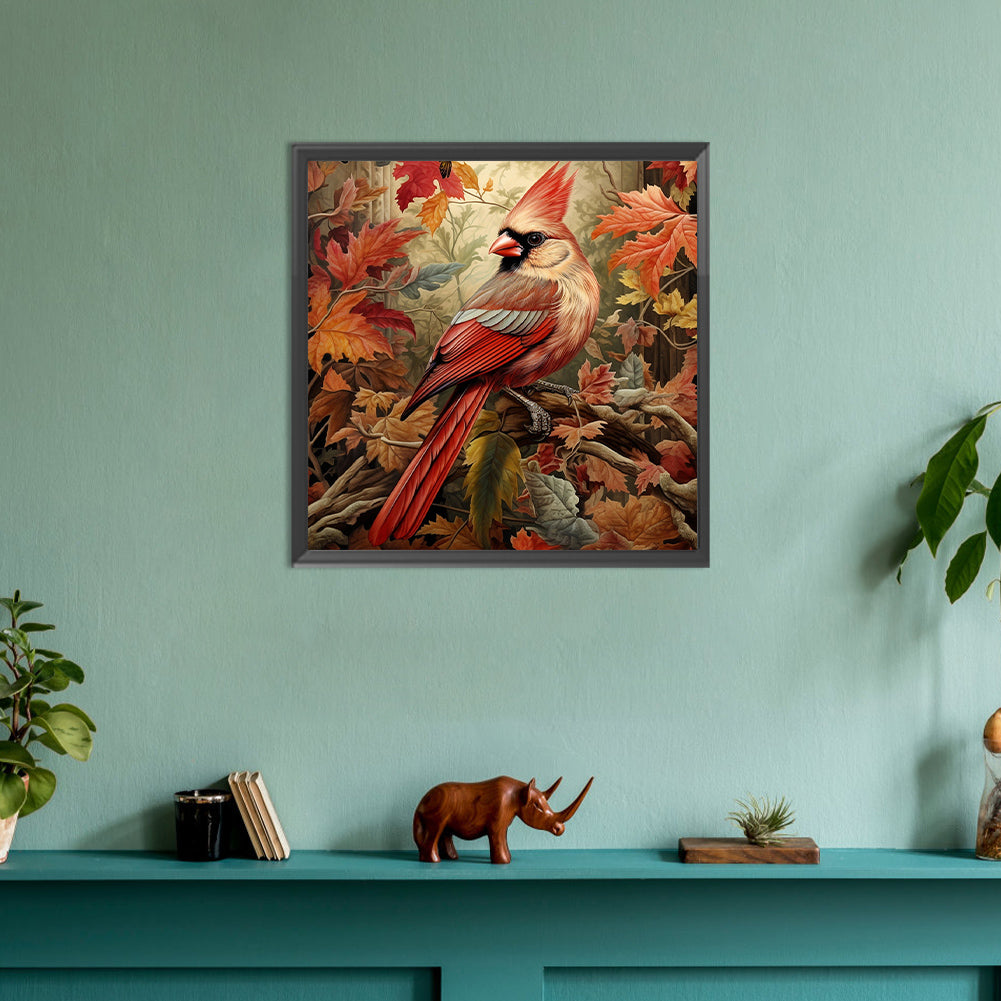 Cardinal - Full Round Drill Diamond Painting 30*30CM