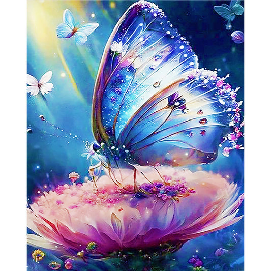 Fantasy Butterfly - 11CT Stamped Cross Stitch 40*50CM