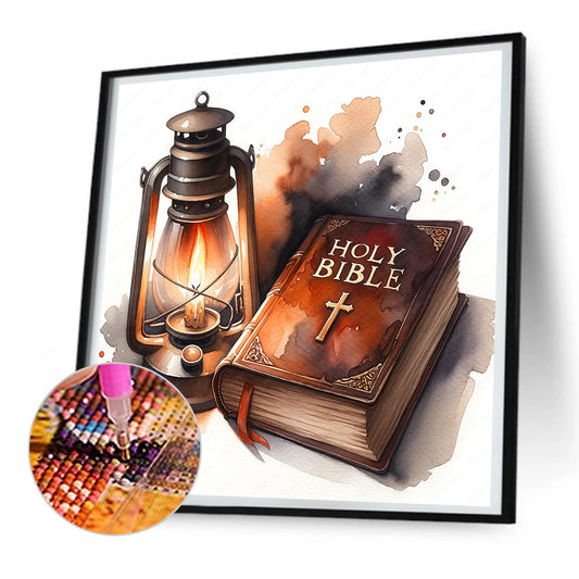 God Bless You Bible - Full Round Drill Diamond Painting 30*30CM