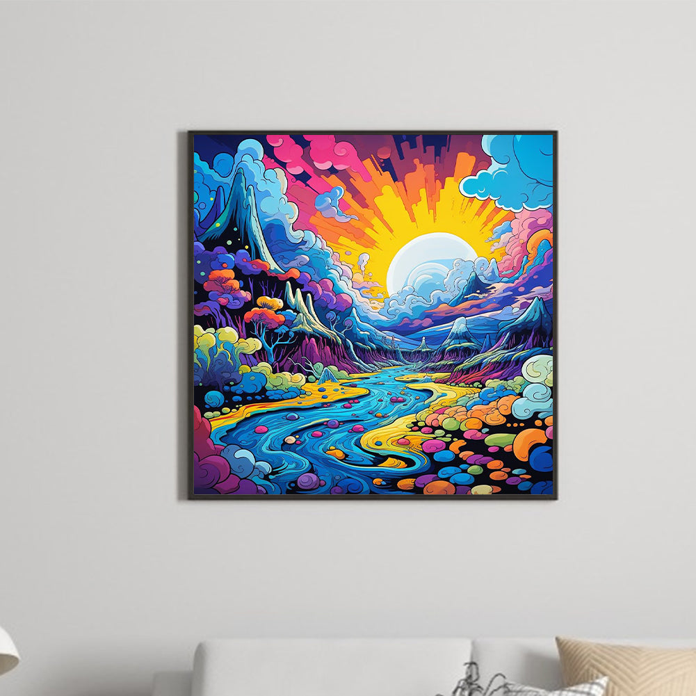 Fantasy World¡¤Sun Vitality - Full Round Drill Diamond Painting 30*30CM