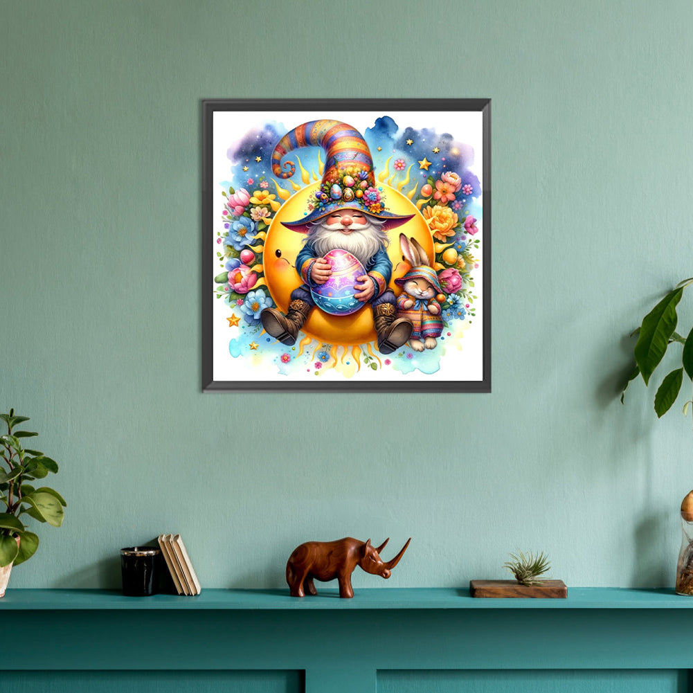 Easter Gnome - Full Round Drill Diamond Painting 30*30CM