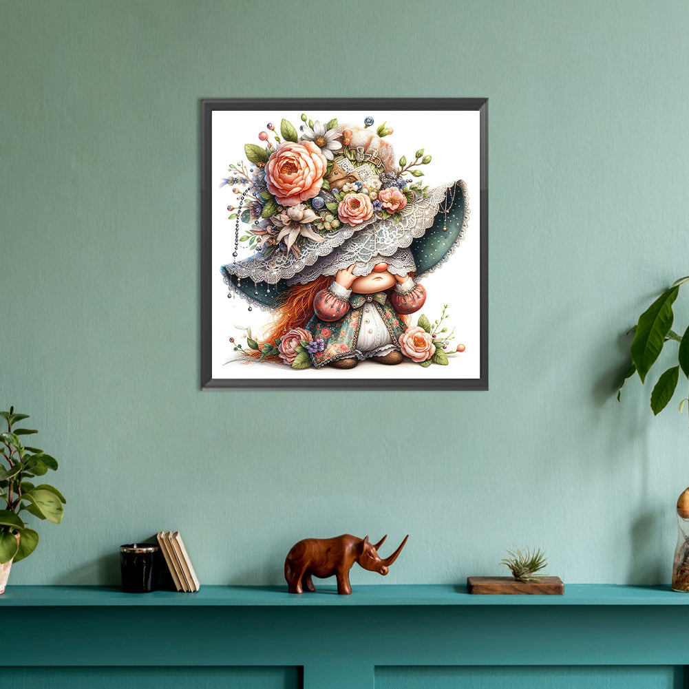 Easter Gnome - Full Round Drill Diamond Painting 30*30CM