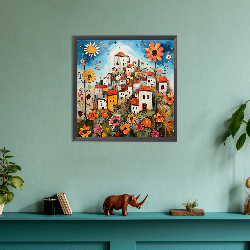 Color House - Full Round Drill Diamond Painting 30*30CM