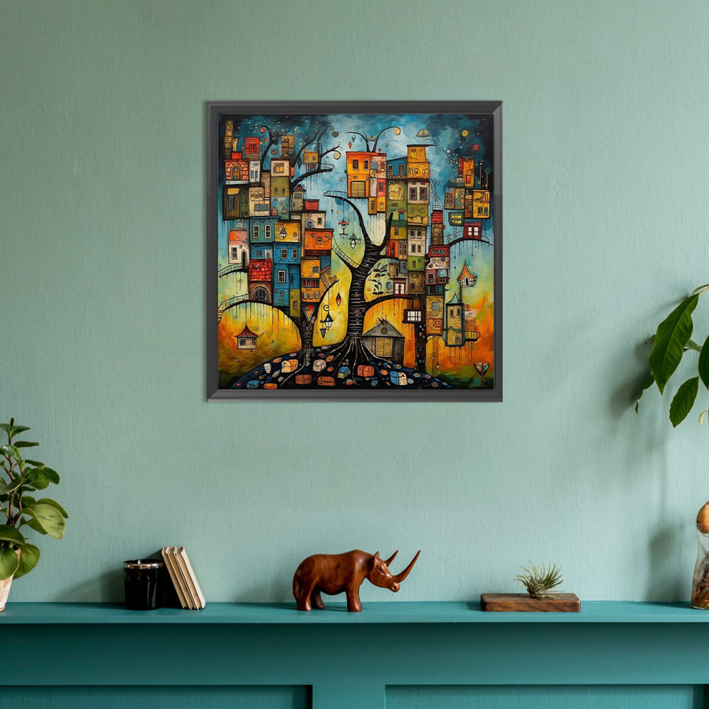 Color House - Full Round Drill Diamond Painting 30*30CM