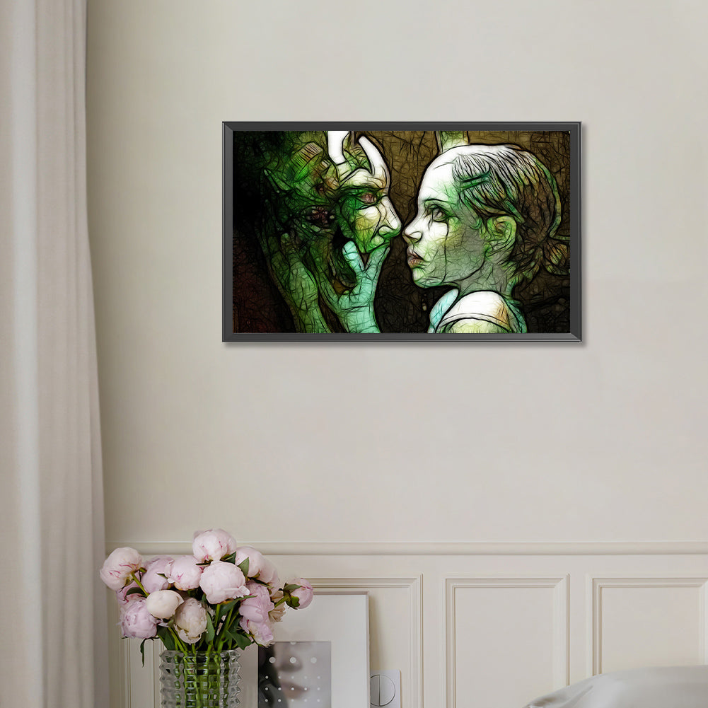 Blood Kiss - Full Round Drill Diamond Painting 50*30CM