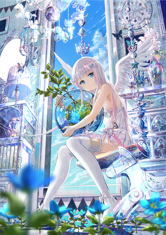 Anime Angle Girl - Full Round Drill Diamond Painting 30*40CM