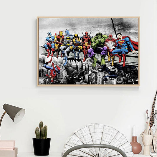 Heroic Alliance - Full Round Drill Diamond Painting 40*30CM