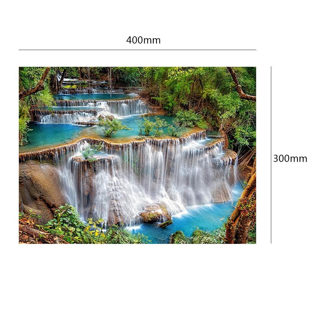 Waterfall - Full Round Drill Diamond Painting 40*30CM