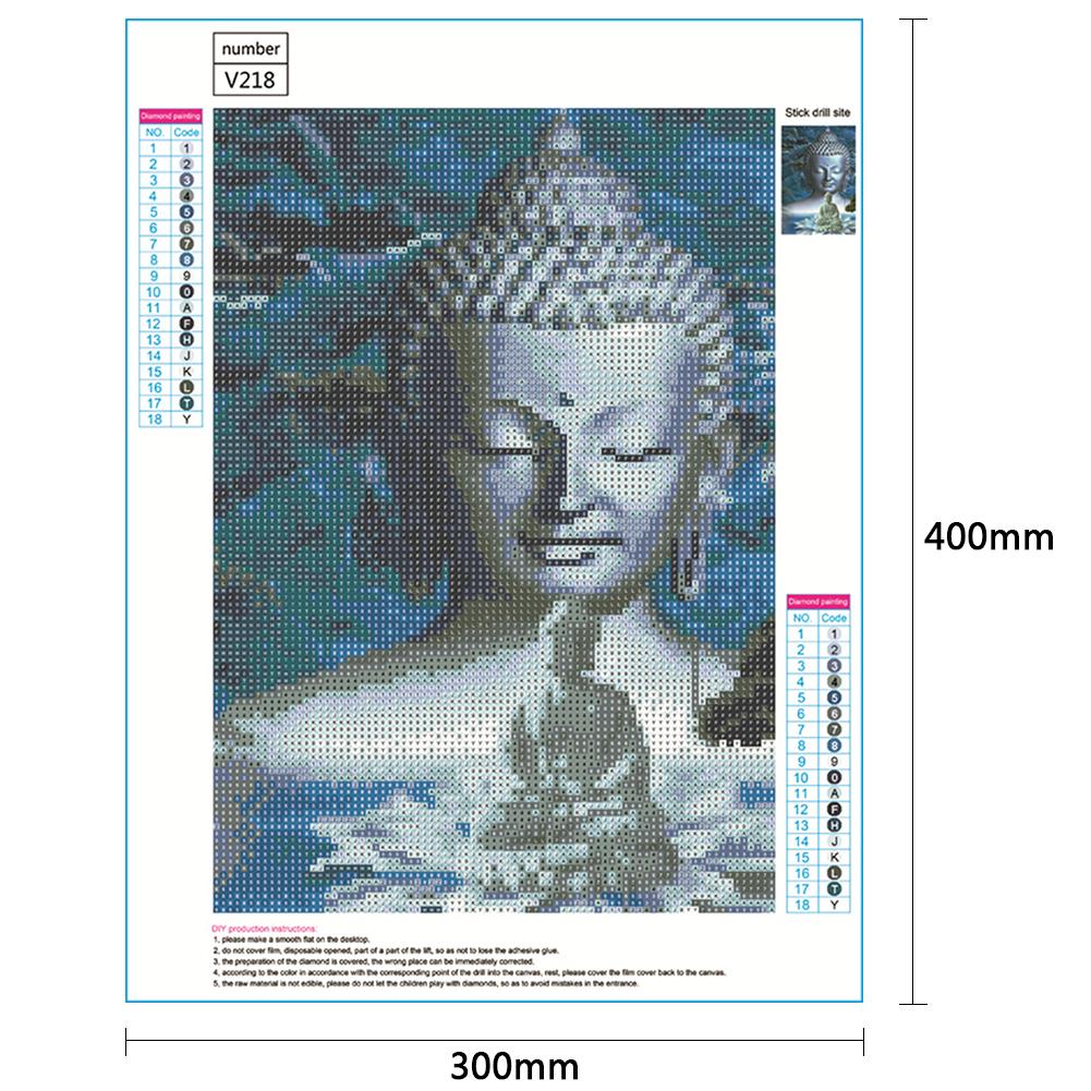 Buddha - Full Round Drill Diamond Painting 40*30CM