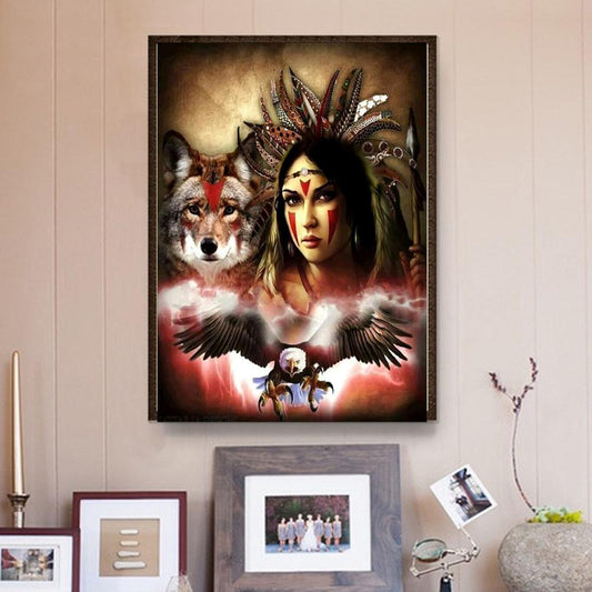 Eagle - Full Round Drill Diamond Painting 40*30CM
