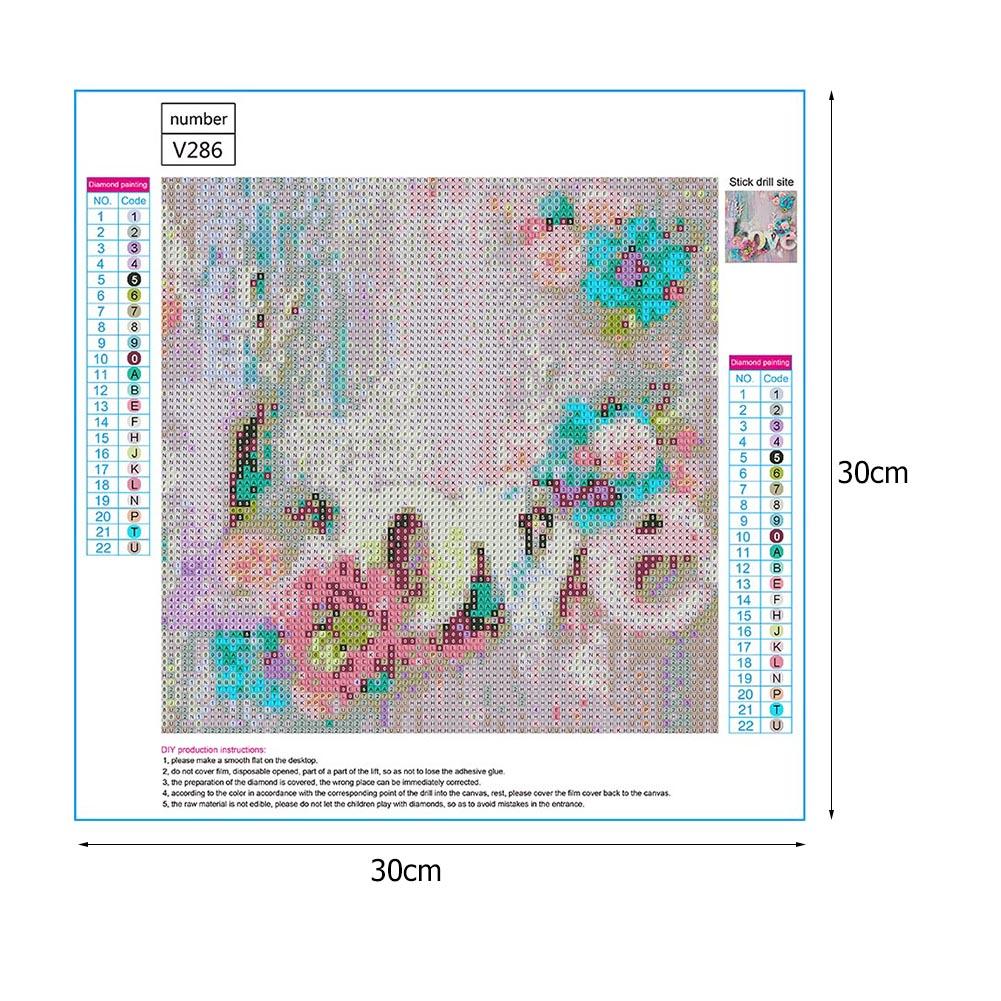 Love - Full Round Drill Diamond Painting 30*30CM