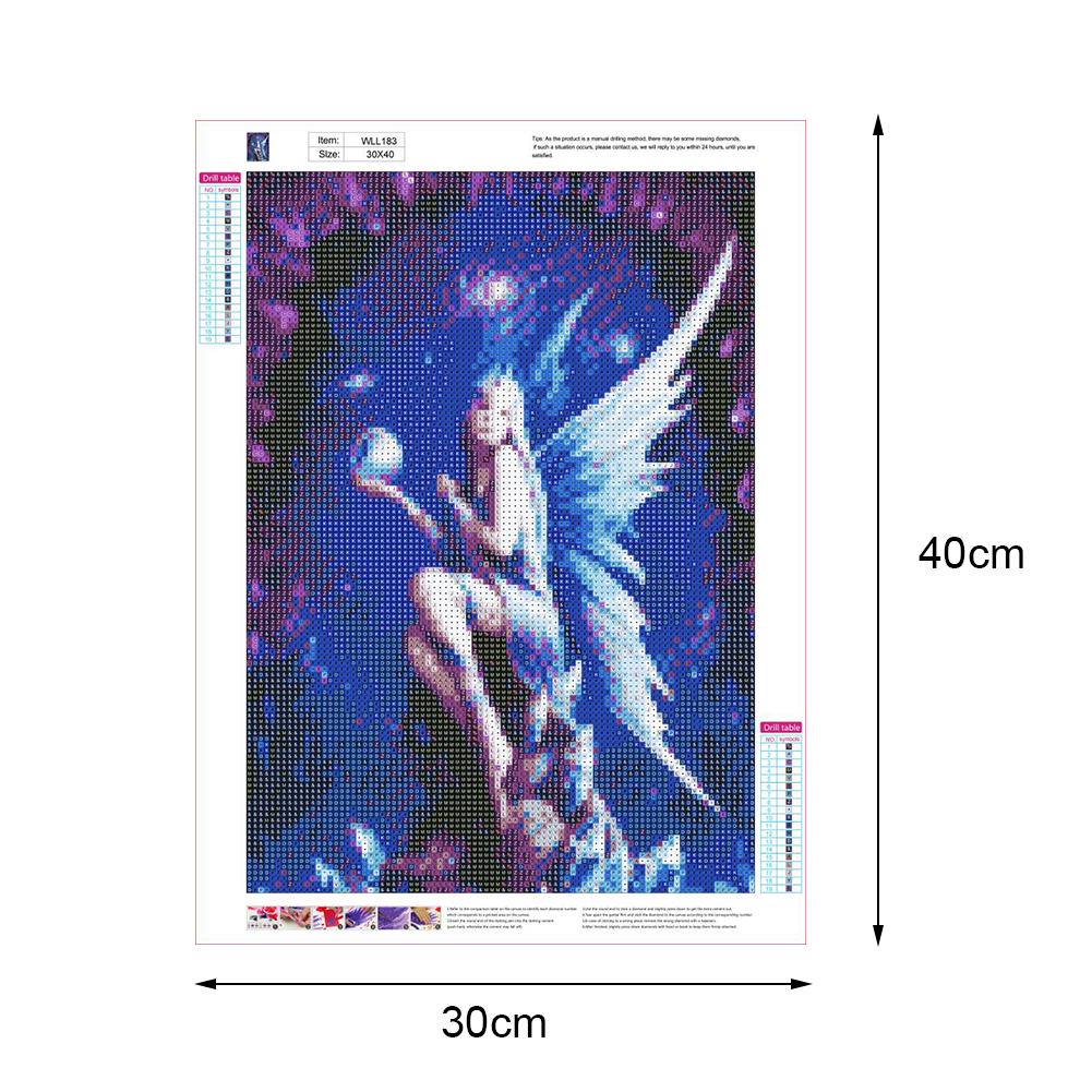 Angel - Full Round Drill Diamond Painting 30*40CM