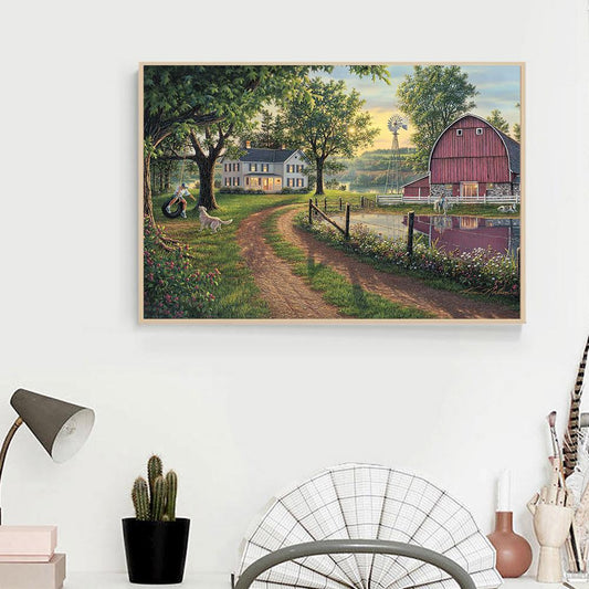 Scenery - Full Round Drill Diamond Painting 40x30CM