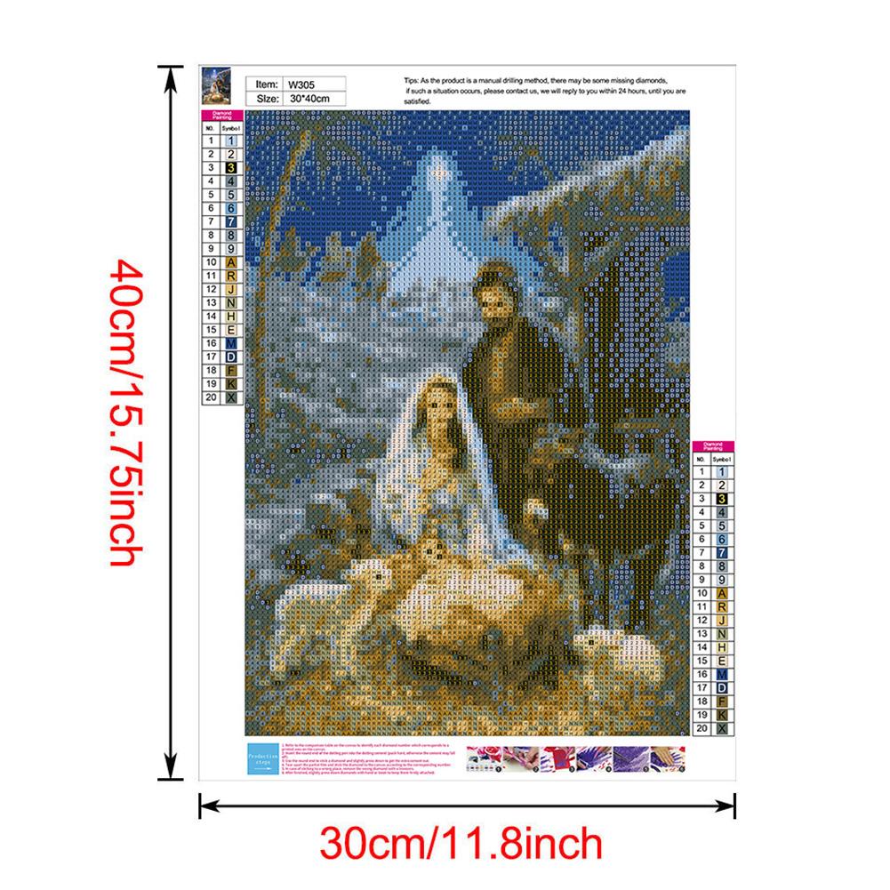 Shepherd - Full Round Drill Diamond Painting 40*30CM