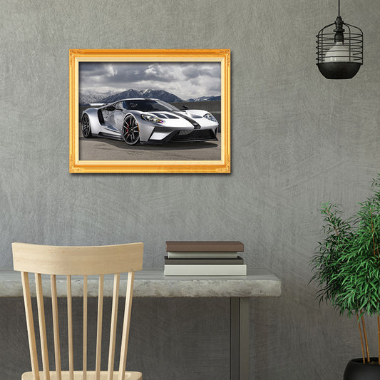 Car - Full Round Drill Diamond Painting 40*30CM