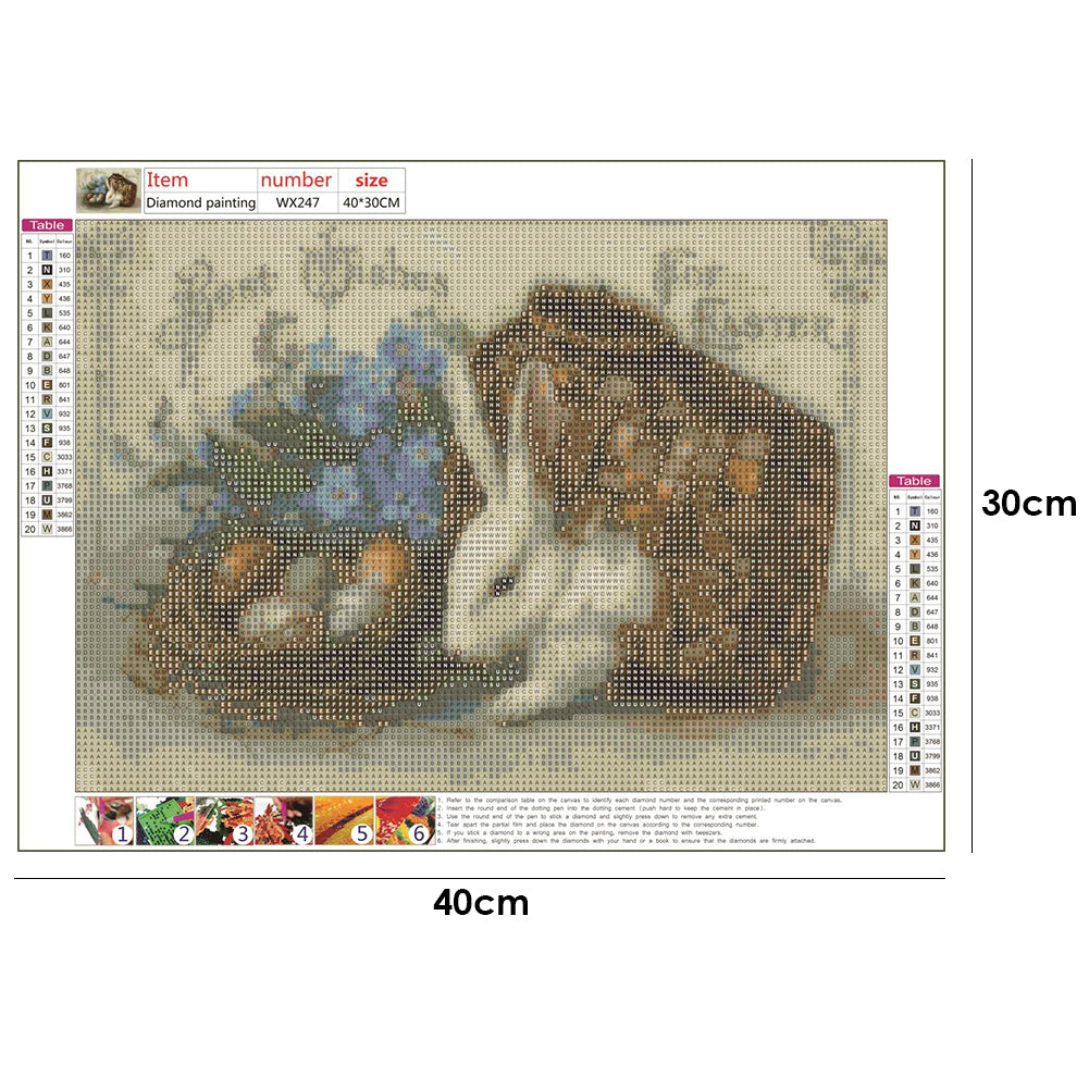 Easter Day - Full Round Drill Diamond Painting 40*30CM