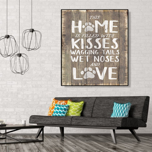 KISSES - Full Round Drill Diamond Painting 30*35CM