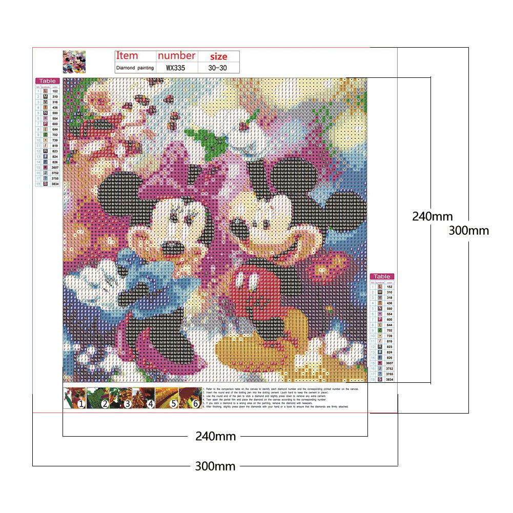 Mouse - Full Round Drill Diamond Painting 30*30CM