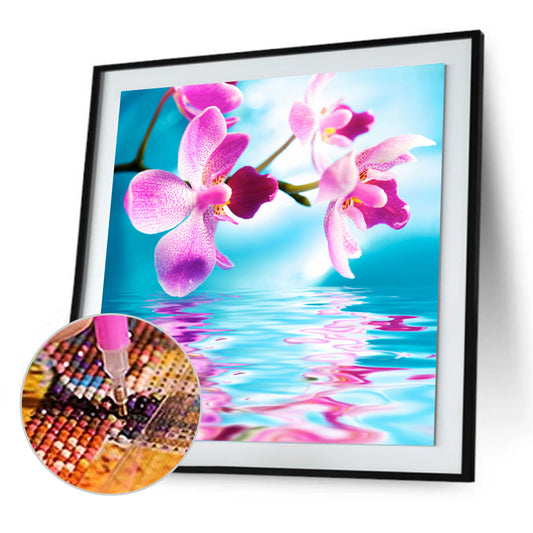 Flowers - Full Round Drill Diamond Painting 30*30CM