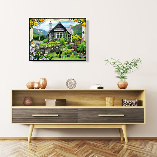 House - Full Round Drill Diamond Painting 40*30CM