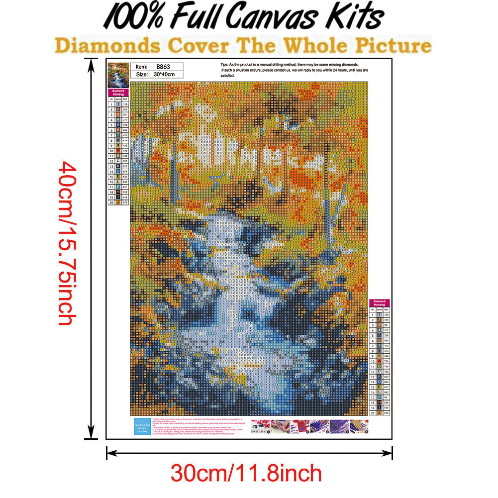 Scenery - Full Round Drill Diamond Painting 30*40CM