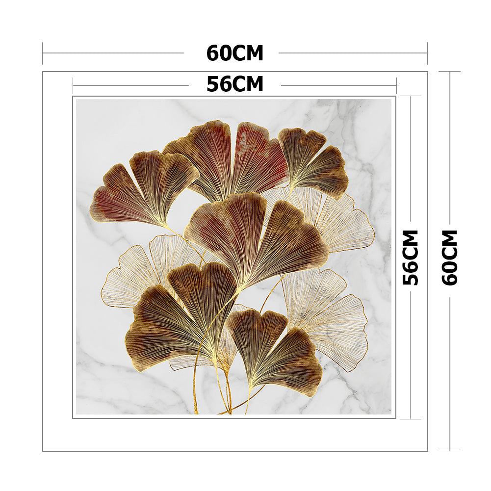 Ginkgo - 11CT Stamped Cross Stitch 60*60CM