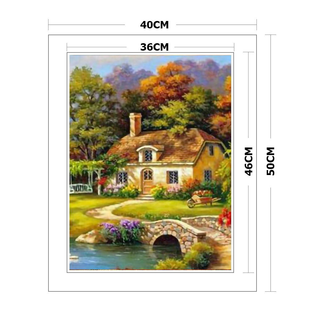 Threads - 11CT Stamped Cross Stitch 40*50CM