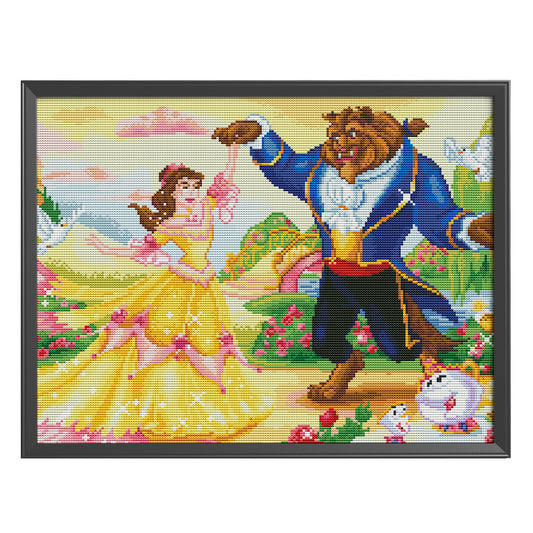 Beauty- 11CT Stamped Cross Stitch 50*40CM
