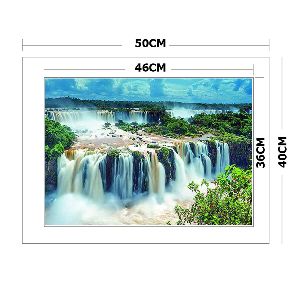 Landscape - 11CT Stamped Cross Stitch 40*50CM