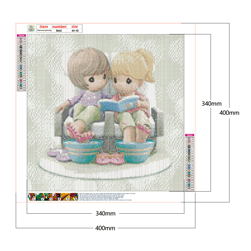 Doll - Full Round Drill Diamond Painting 40*40CM