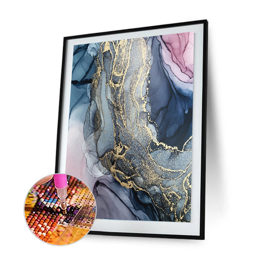 Gold leaf - Full Round Drill Diamond Painting 35*50CM