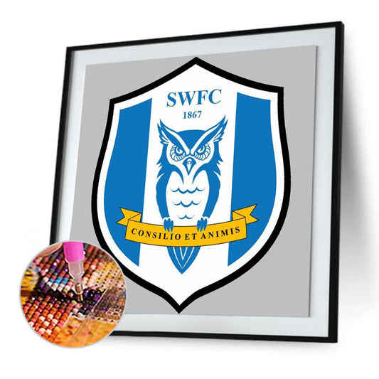 Football Logo - Full Round Drill Diamond Painting 35*35CM