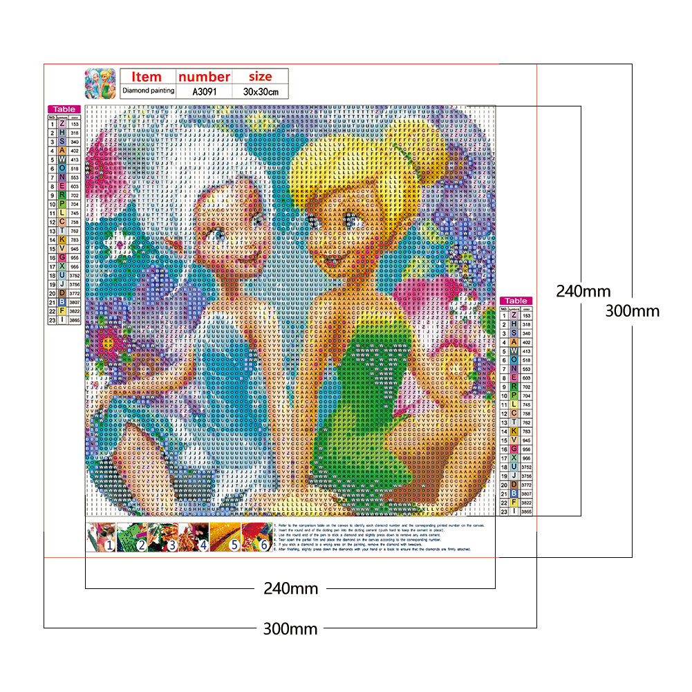 Elf - Full Round Drill Diamond Painting 30*30CM