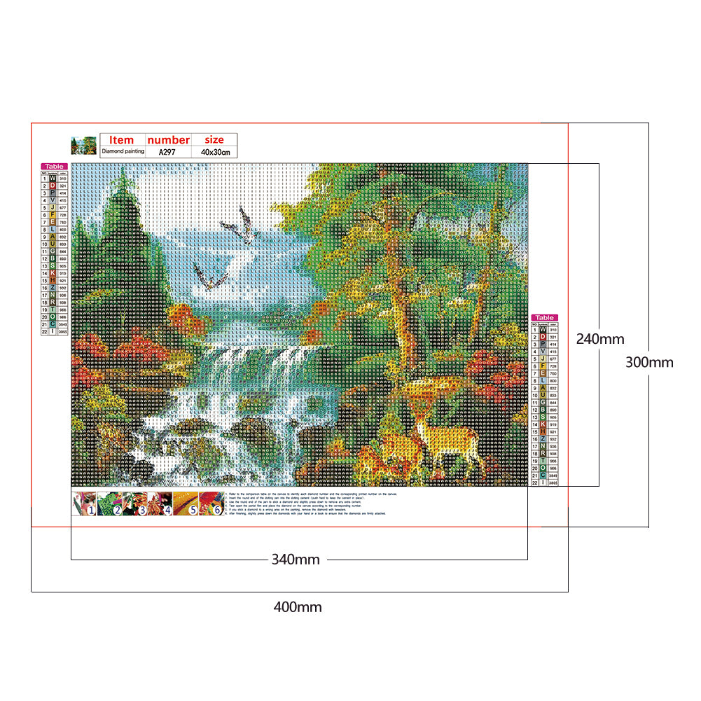 Landscape Scenery - Full Round Drill Diamond Painting 40*30CM